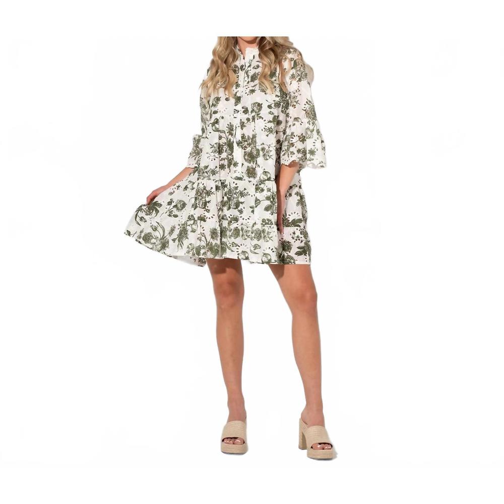 NEW ASTRID summer days dress in army